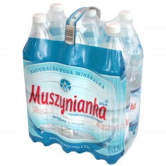 Woda muszynianka średnionasycona zgrzewka/6x1,5l con cascara