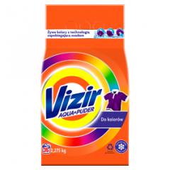 Vizir Color, Proszek do prania Aqua Powder, 2.275kg, 35 prań