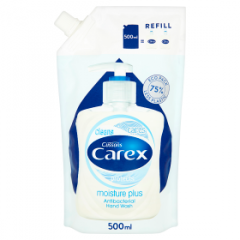 Carex Moisture Plus Antybakteryjne mydło w płynie o kremowej konsystencji 500ml opakowanie uzupełniające