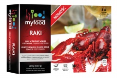 MyFood Raki całe gotowane, rozmiar: 21-30 szt./lb (46-66 szt./kg), zalewa: 300 g, 500 g/800 g