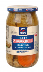 Filety z makreli smażone w zalewie octowej Seko 800g