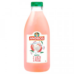 Napój ngaz Andros litchi 1l doliczana jest kaucja 0,50 zł 