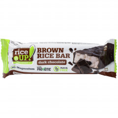 Baton rice up z brązowego ryżu z ciemną czekoladą i magnezem 