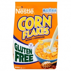 Corn Flakes miód i orzeszki 450g Nestle