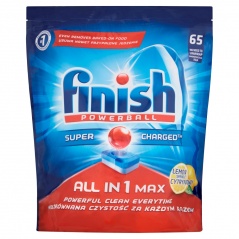 Tabletki do zmywarek Finish all-in-1 max cytrynowe 
