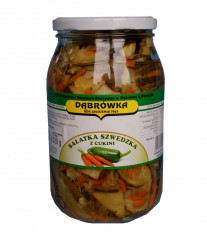 Sałatka dąbrówka szwedzka z cukini słoik 