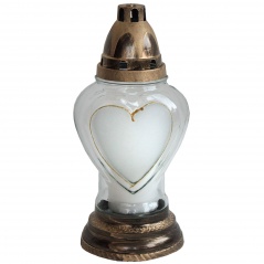 Znicz serce wenecja czas palenia 24h. 