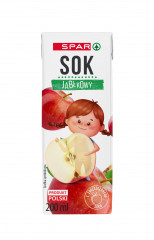 Sok 100% Spar jabłkowy karton 