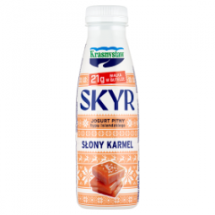 Jogurt pitny Krasnystaw Skyr słony karmel 