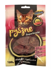 Hilton miękkie ciasteczka z kaczki dla kota 