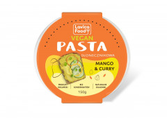 Pasta lavica food vegan słonecznikowa mango & curry 