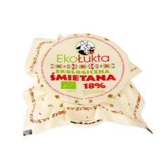 Śmietana 18% ekologiczna EkoŁukta 