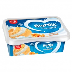 ALGIDA BIG MILK O SMAKU KARMEL LODY 1000 ML