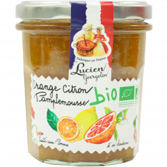 Dżem bio  pomarańczowy, cytrynowy, grepfrutowo-jabłkowy 