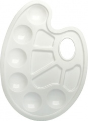 Paleta do mieszania farb 