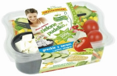Sałatka Grześkowiak zielone pudełko grecka z sosem vinegrette 300g 