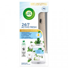 Air Wick Active Fresh Komplet Kwiat Bawełny/Fresh Cotton 228 ml