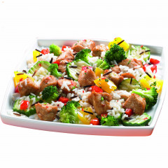 Danie ryż z warzywami i kurczakiem + koszt opak. 0,31 zł 