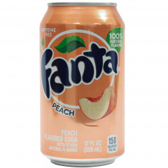 Napój gazowany Fanta peach 355 ml puszka 
