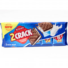 Krakersy Roshen przekładane mleczne o smaku waniliowym 