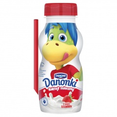 DANONKI Butelka 185g Truskawka