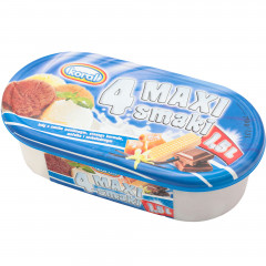 Lody 4maxi wanilia czekolada słony karmel 