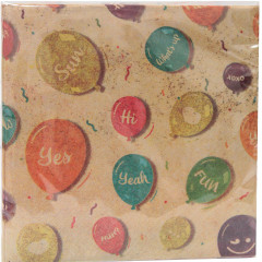 Serwetki - Kraft Balloons (20 szt.) certyfikowane FSC