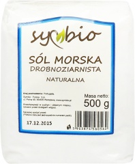Sól morska drobnoziarnista naturalna Symbio