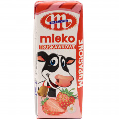 Mlekovita Mleko UHT o smaku truskawkowym Wypasione 200ml