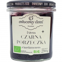 Dżem czarna porzeczka z kardamonem bio 