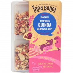 Quinoa czerwona warzywa i jagły 