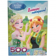 Kraina lodu. zadanie: naklejanie 