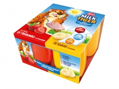 Serek milk tiger truskawka-banan 4*50g 