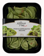 Kuchnia Polki Pierogi szpinakowe zielone 400 g