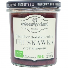Dżem truskawka z cynamonem bez dodatku cukru bio 