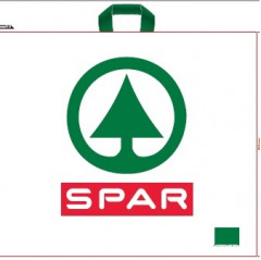 Torba foliowa ldpe Spar z uchem 50x43cm 