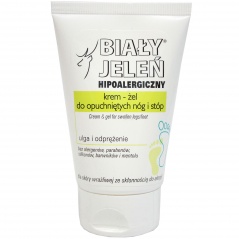 Krem-żel do opuchniętych nóg i stóp biały jeleń 