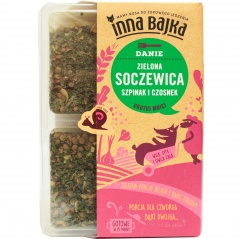 Soczewica zielona szpinak i czosnek 