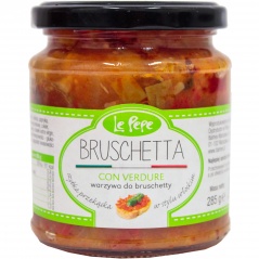 Bruschetta con verdure Le pepe 