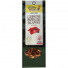 Papryka jalapeno czerwona granulat 