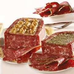 Salchichon chapata z zielonym pieprzem