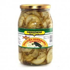 Sałatka dąbrówka ogórkowa szwedzka słoik 