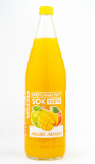 Sok 100% oryginalny jabłko-mango 1l but 