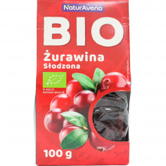 Żurawina słodzona bio 