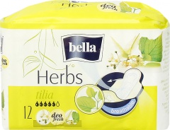 Podpaski BELLA Herbs z kwiatem lipy 12 szt.