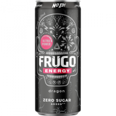 Napój gazowany Frugo Energy zero Dragon No Id puszka 