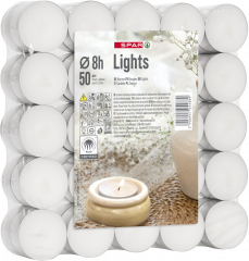 Podgrzewacz Spar lights 8h 50szt 