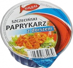 PAPRYKARZ SZCZECIŃSKI Z DORSZEM GRAAL 130 g