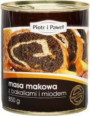 Piotr i Paweł - masa makowa z bakaliami i miodem 