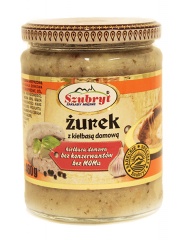 Żurek z kiełbasą domową 